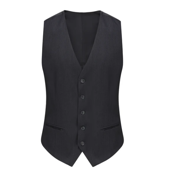 Classic Fit Performance Stretch Three-Piece Suit - Charcoal