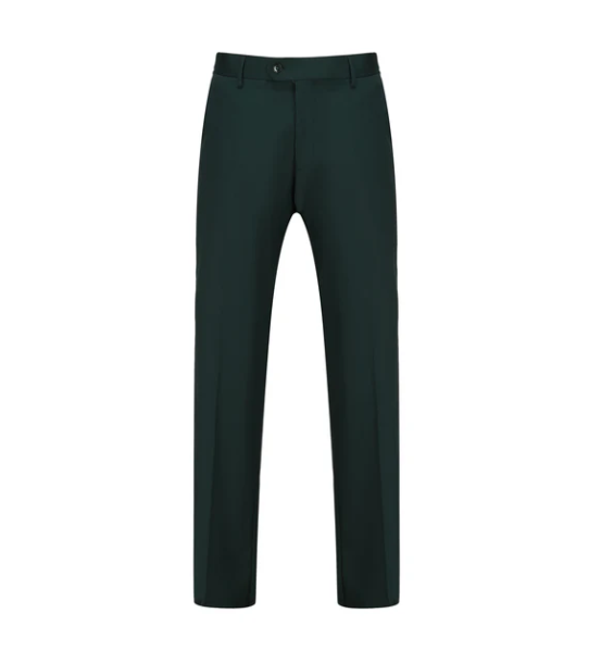 Classic Fit Performance Stretch Three-Piece Suit - Hunter Green