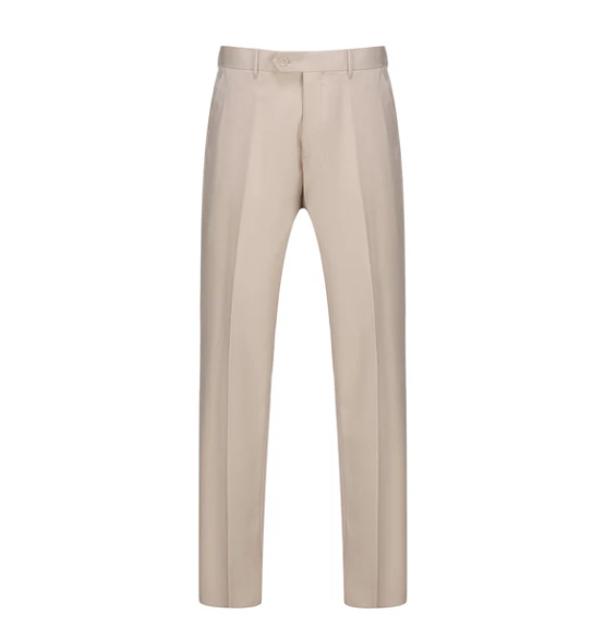 Classic Fit Performance Stretch Three-Piece Suit - Light Beige