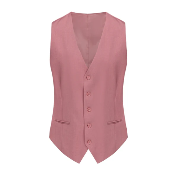 Classic Fit Performance Stretch Three-Piece Suit - Rose