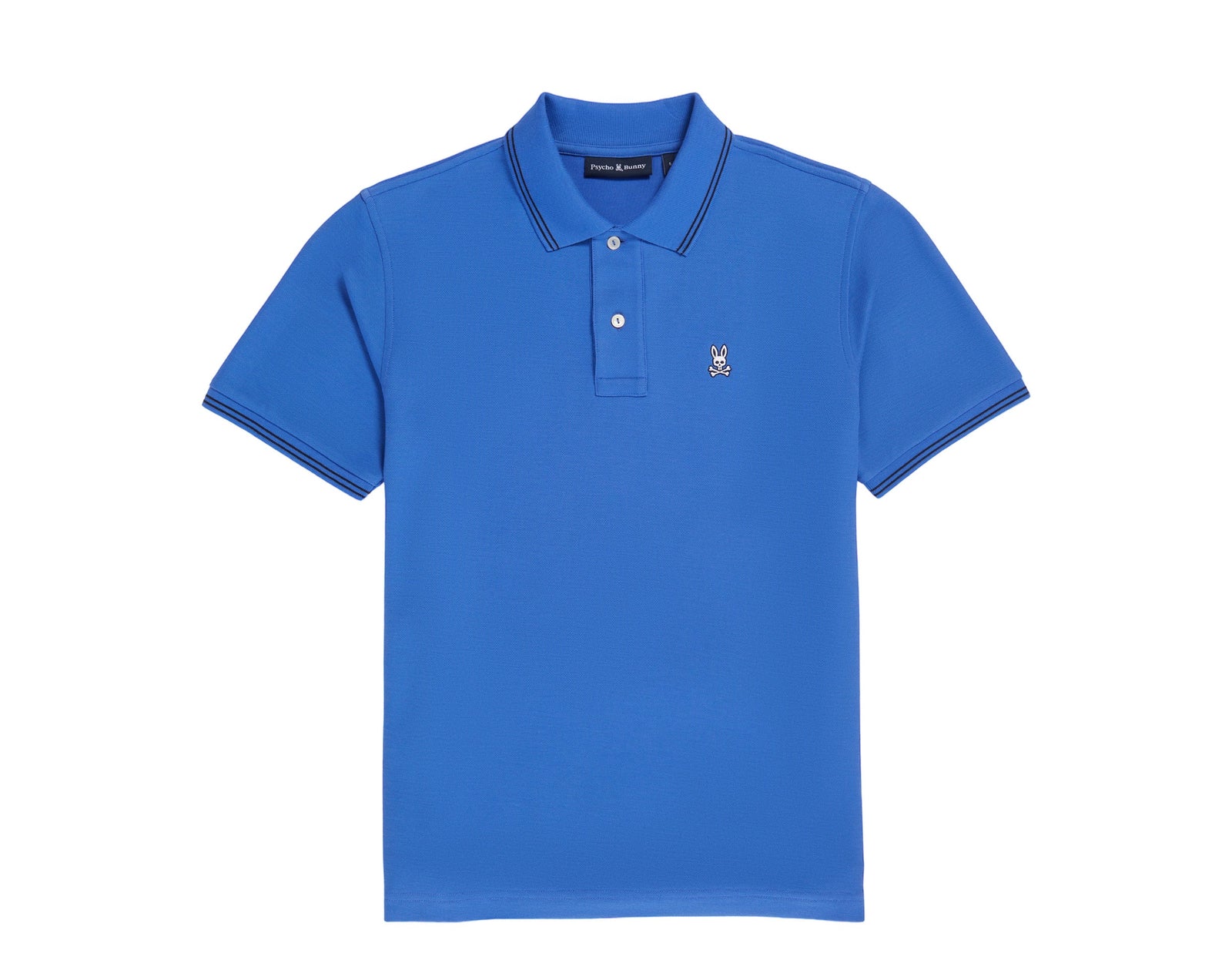 Psycho Bunny Men's Logan Polo Short Sleeve - pants in Heather Storm | New York Man Suits