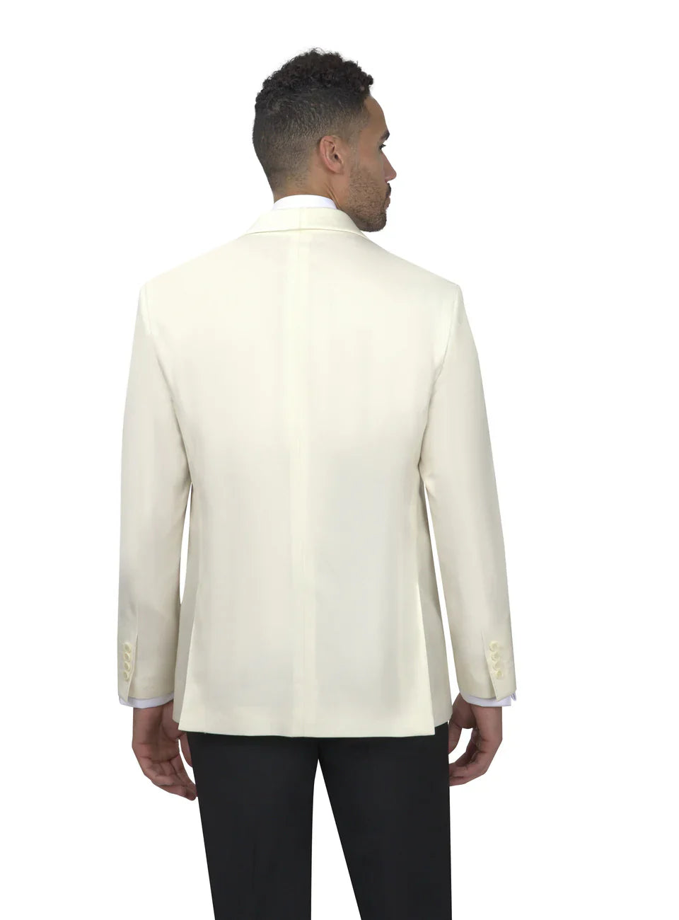 Bergamo Dino Filarte Ivory Shawl Collar Dinner Jacket