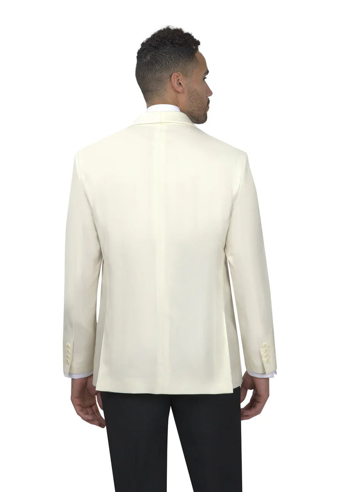 Bergamo Dino Filarte Ivory Shawl Collar Dinner Jacket