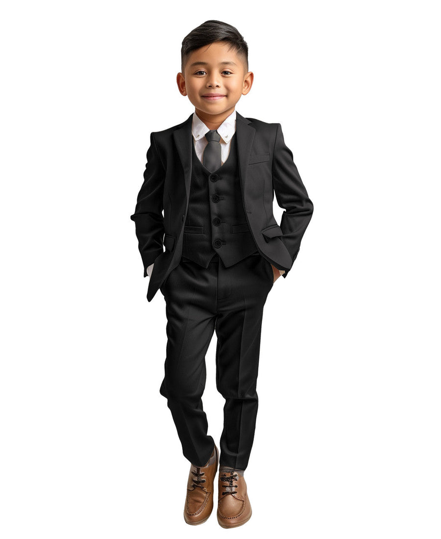 boys black suit jacket