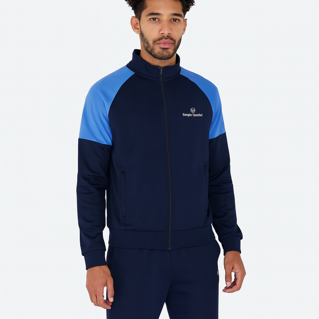 Sergio Tacchini Spacco Track Jacket & Pants-Maritime Blue - tracksuit | New York Man Suits