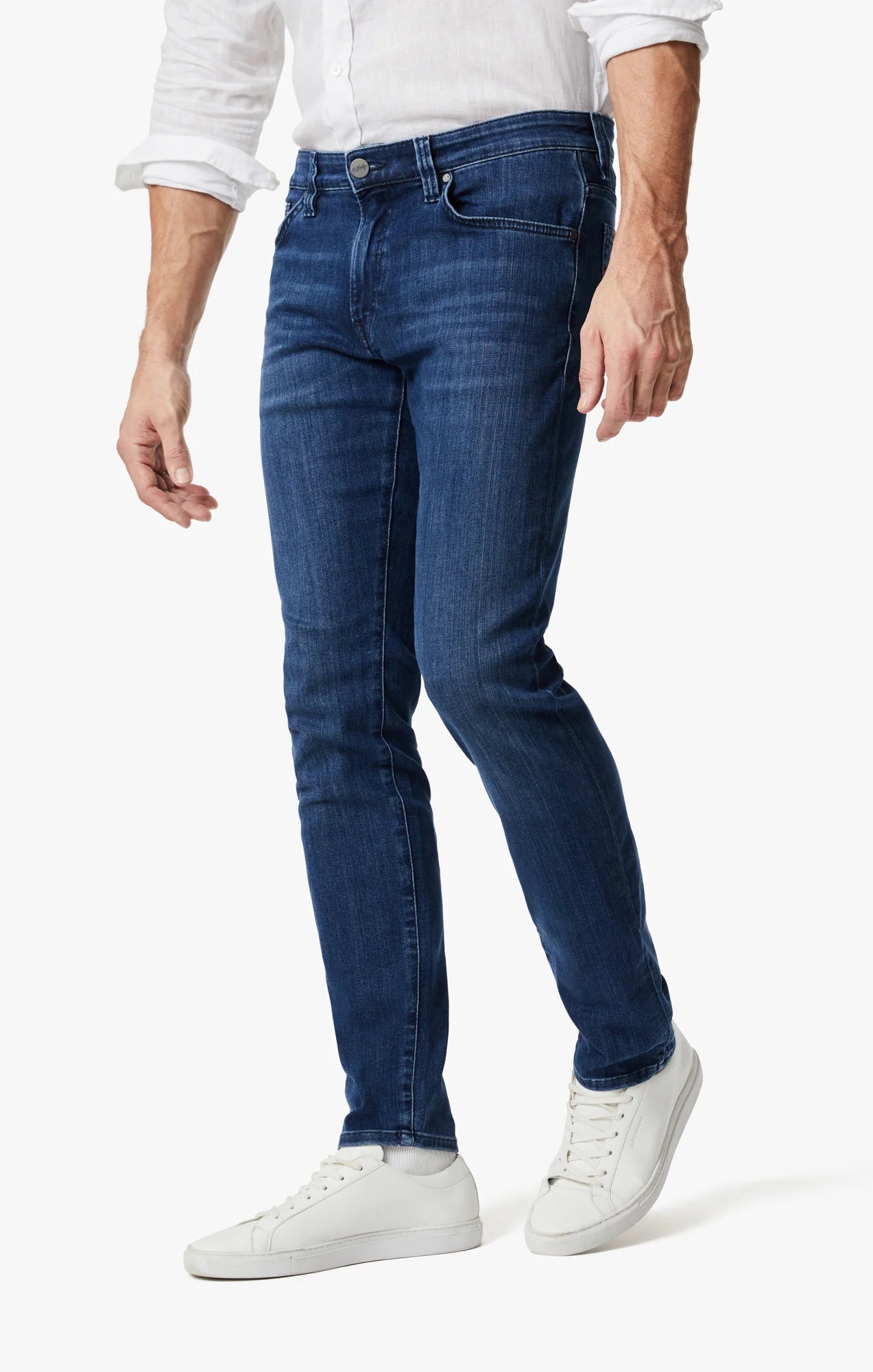 Heritage 34 Cool Tapered Leg Jeans in Mid Urban - menswear | New York Man Suits