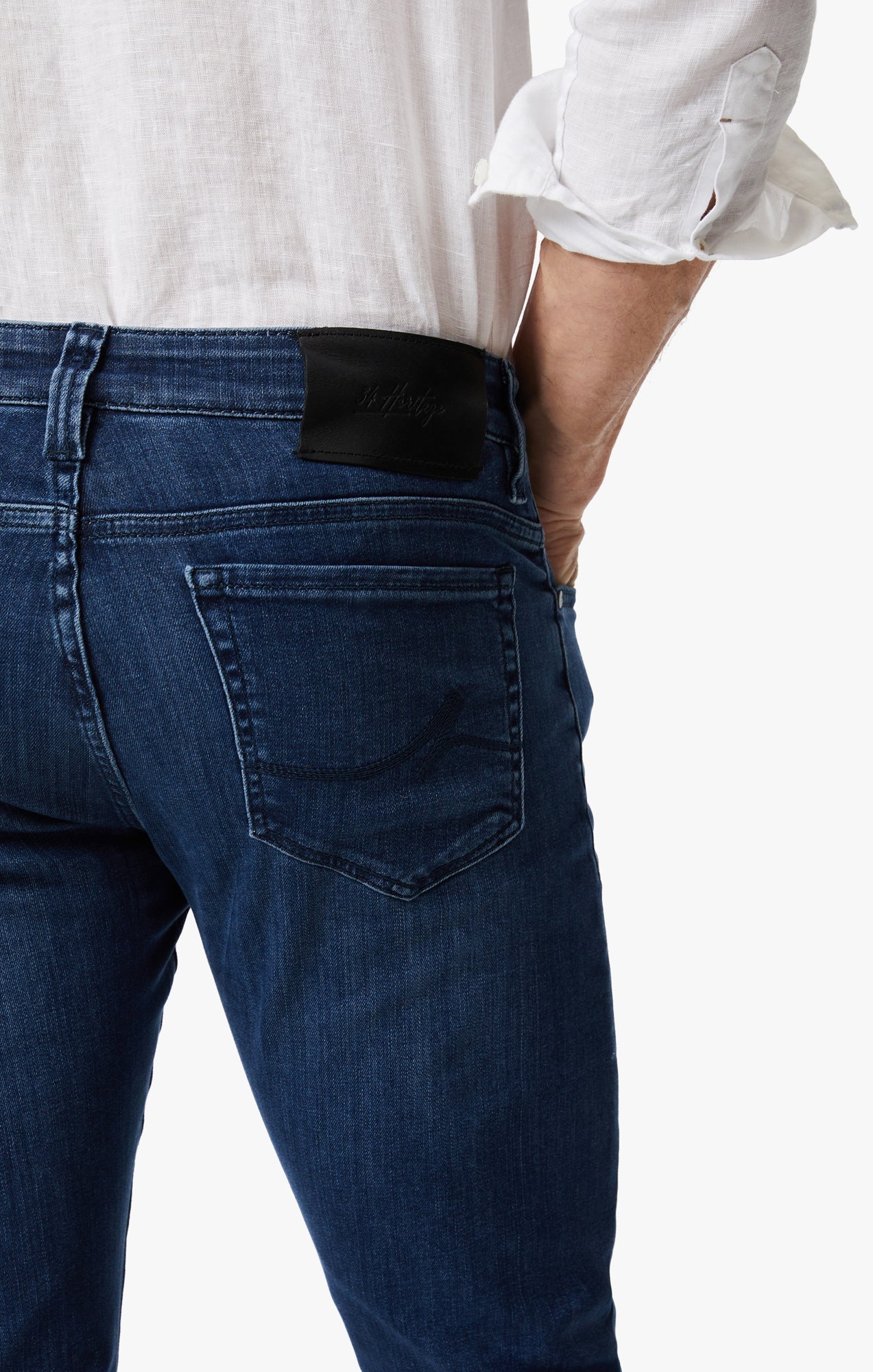 Heritage 34 Cool Tapered Leg Jeans in Mid Urban - menswear - view 2 | New York Man Suits