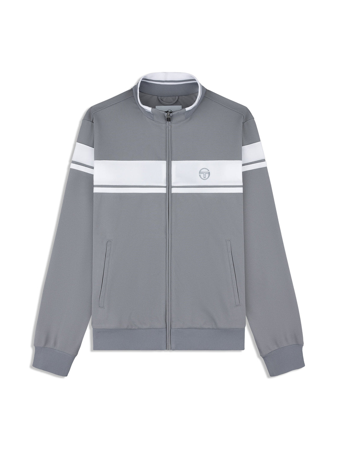 Sergio Tacchini Damarindo Maritime Blue Track Jacket and Track Pants Set-Sleet/White