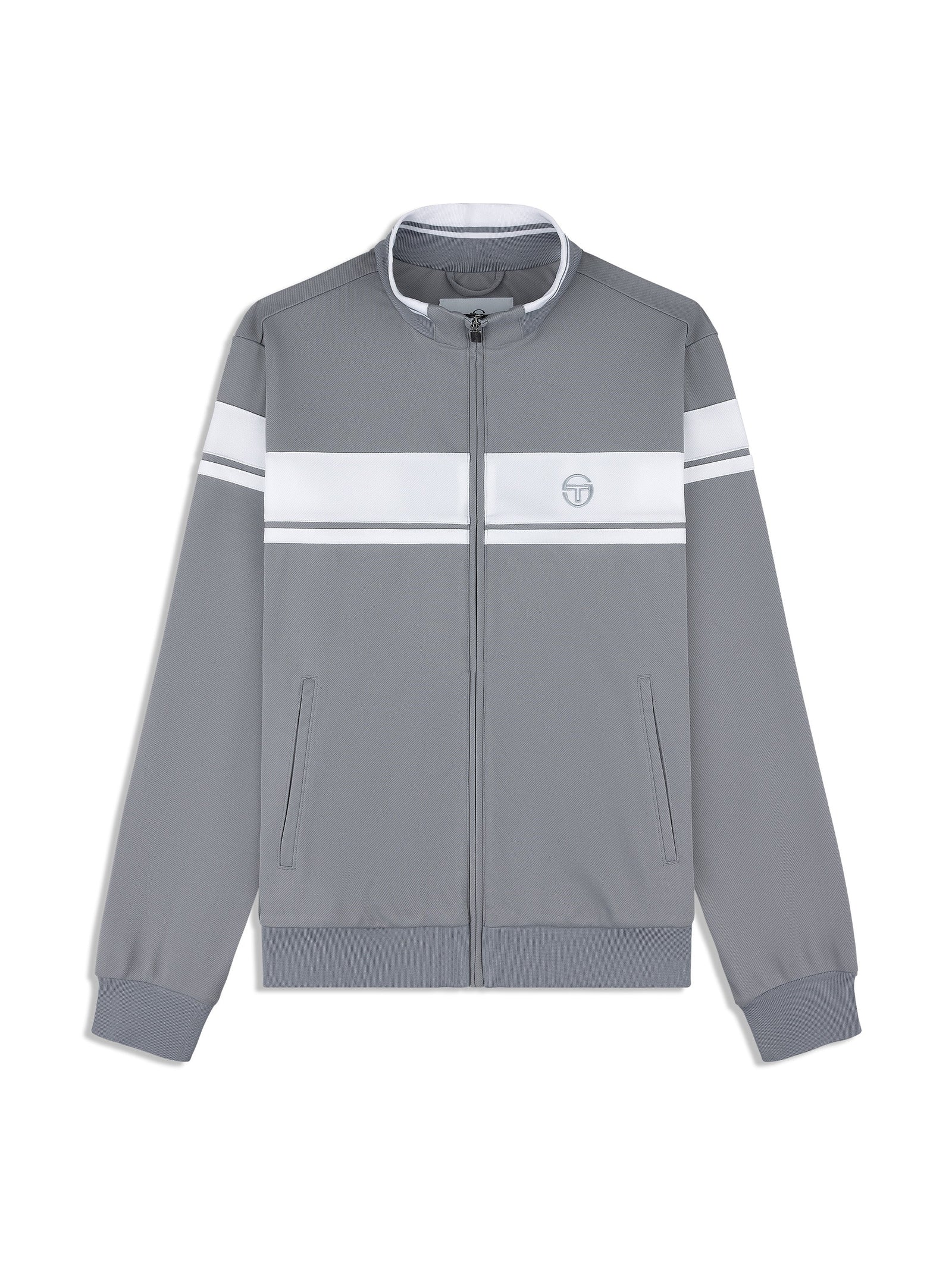 Sergio Tacchini Damarindo Maritime Blue Track Jacket and Track Pants Set-Sleet/White - tracksuit - view 2 | New York Man Suits