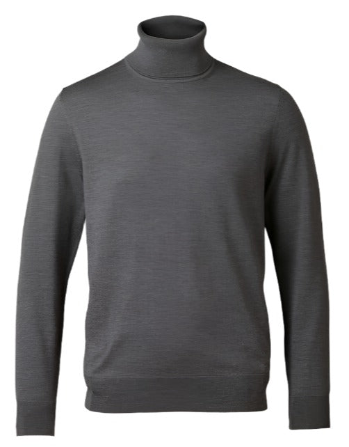 New York Man Brand Solid Cotton Blend Regular Fit Turtle Neck Sweater - sweater | New York Man Suits