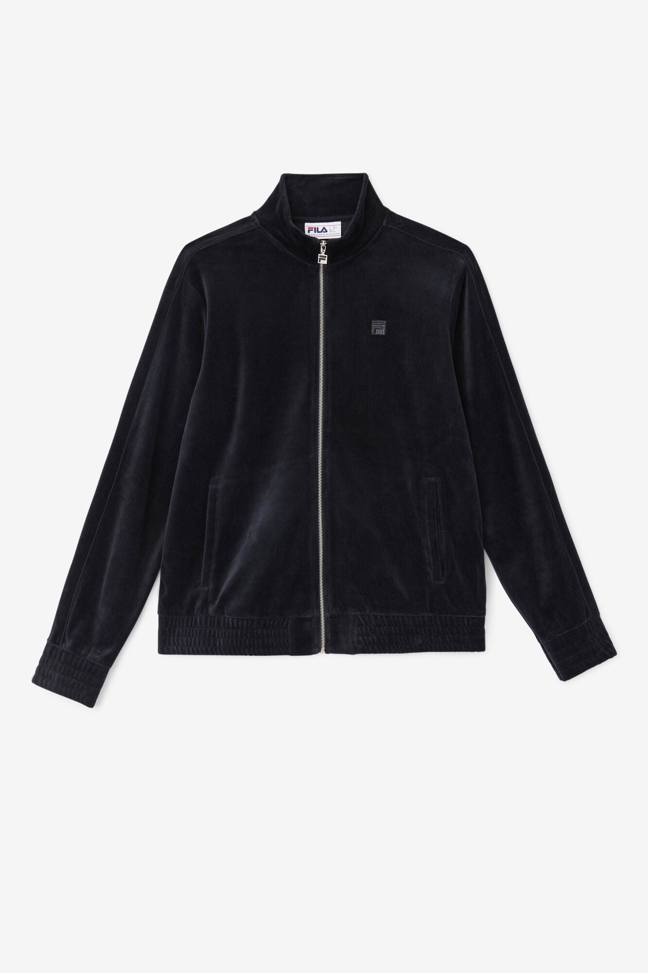 Fila Men`s Velour Deverall Jacket & Pant`s Tracksuit - menswear in Black | New York Man Suits