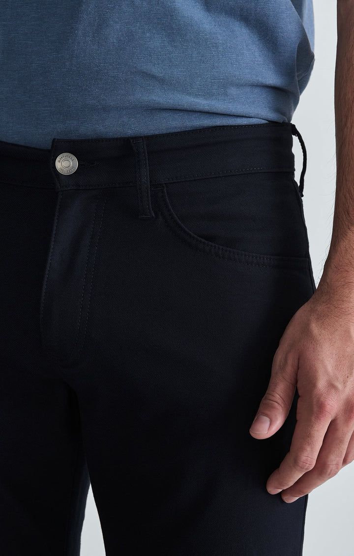 Mavi Marcus navy Wool Touch pants side view