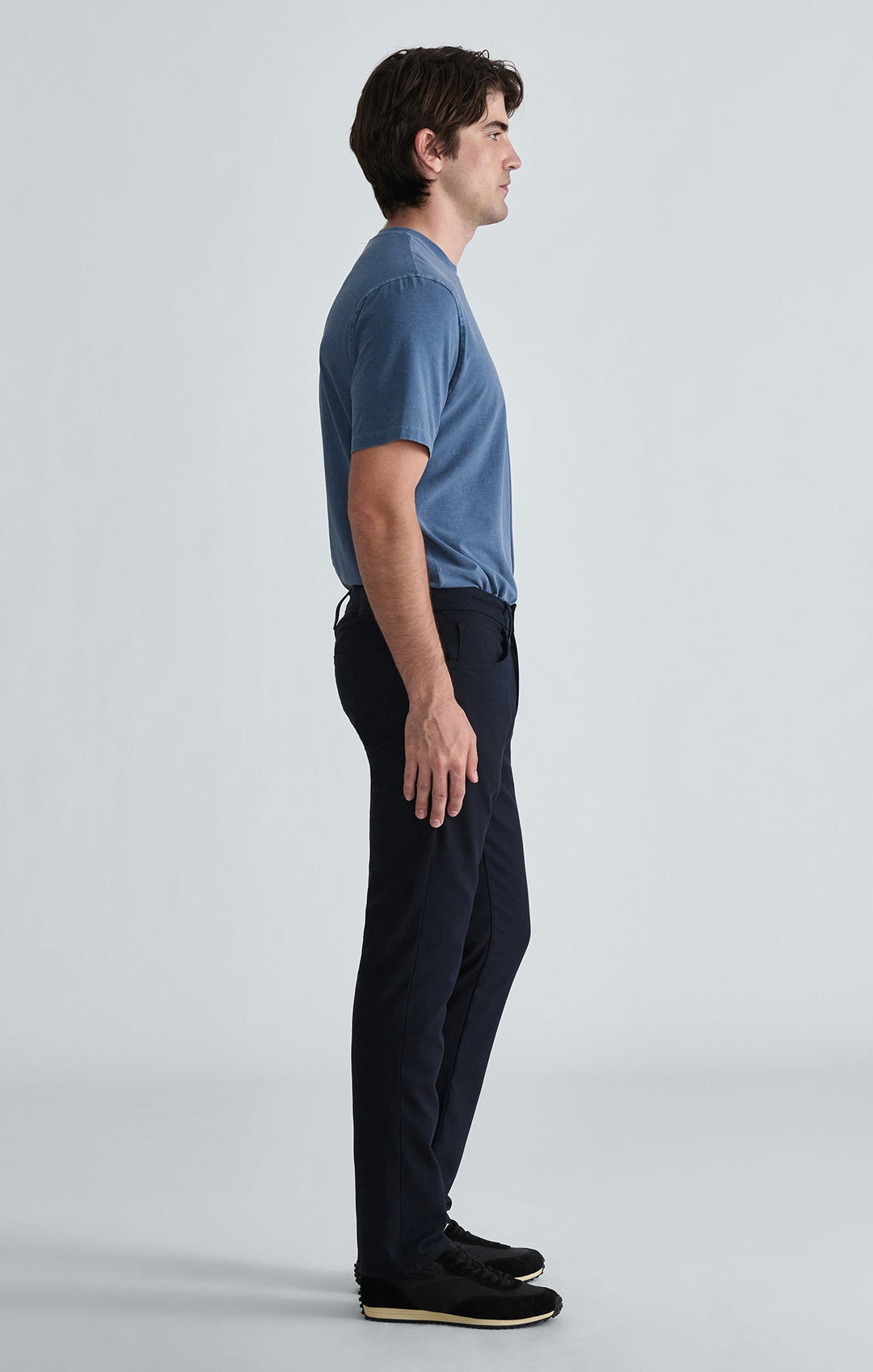 Mavi Marcus navy Wool Touch pants - back view