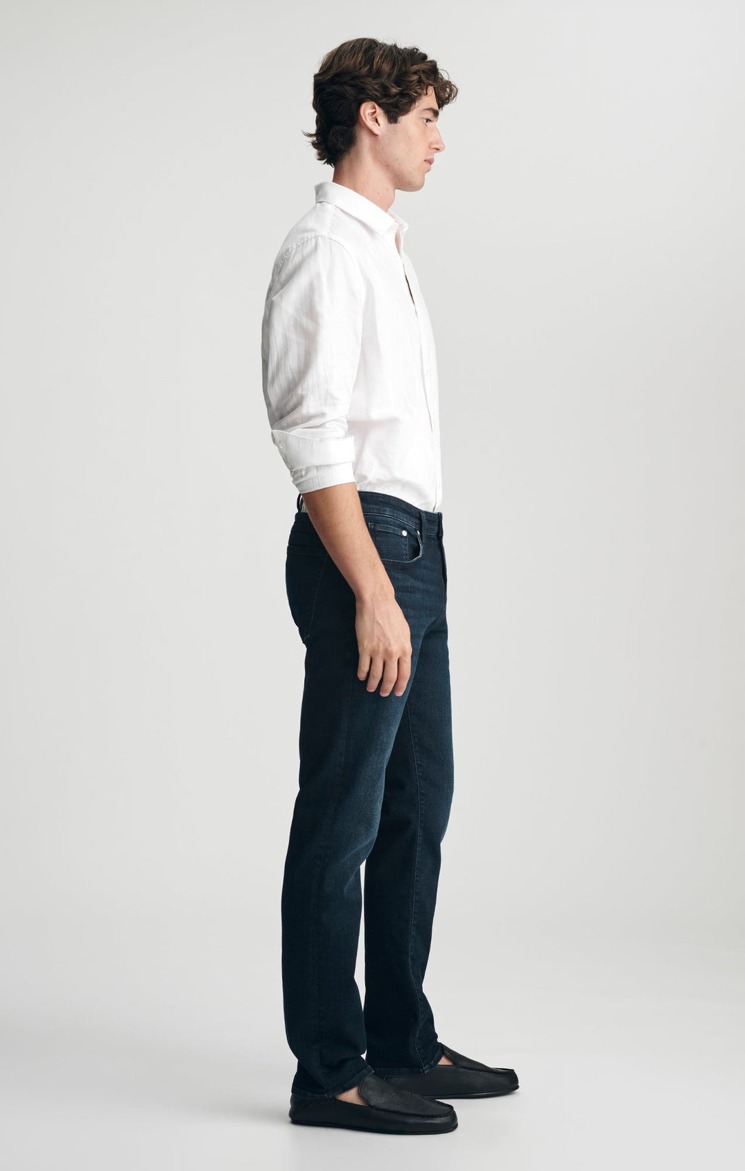 Mavi Marcus dark indigo jeans - back view
