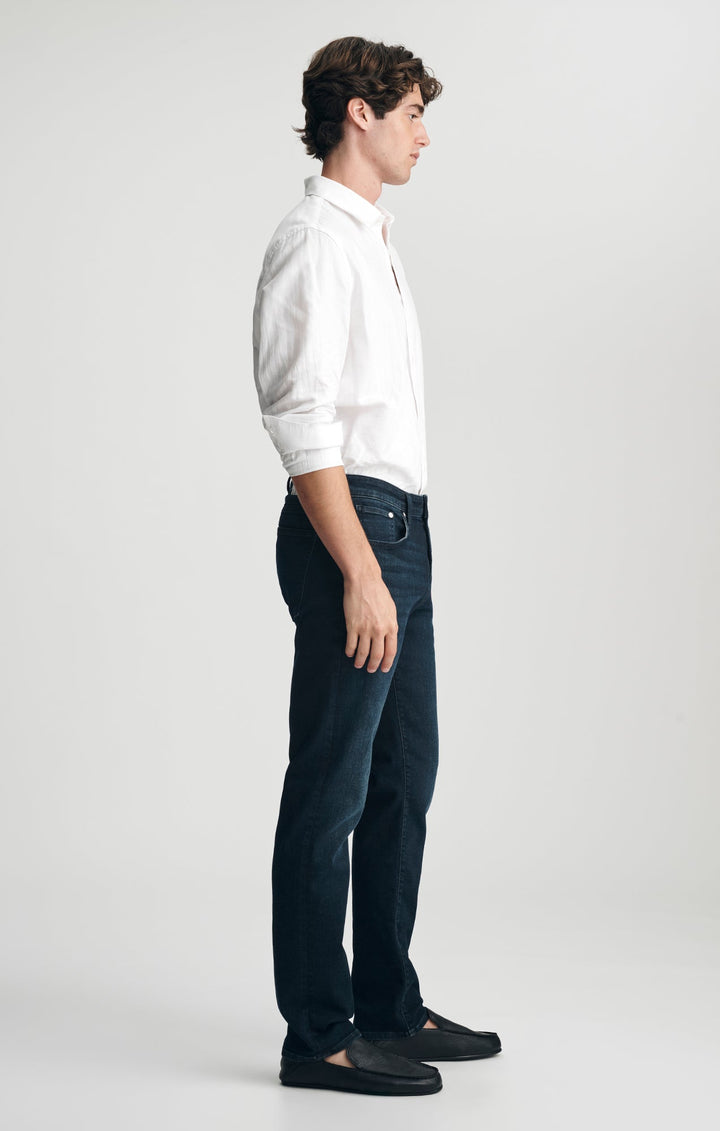 Mavi Marcus dark indigo jeans - back view