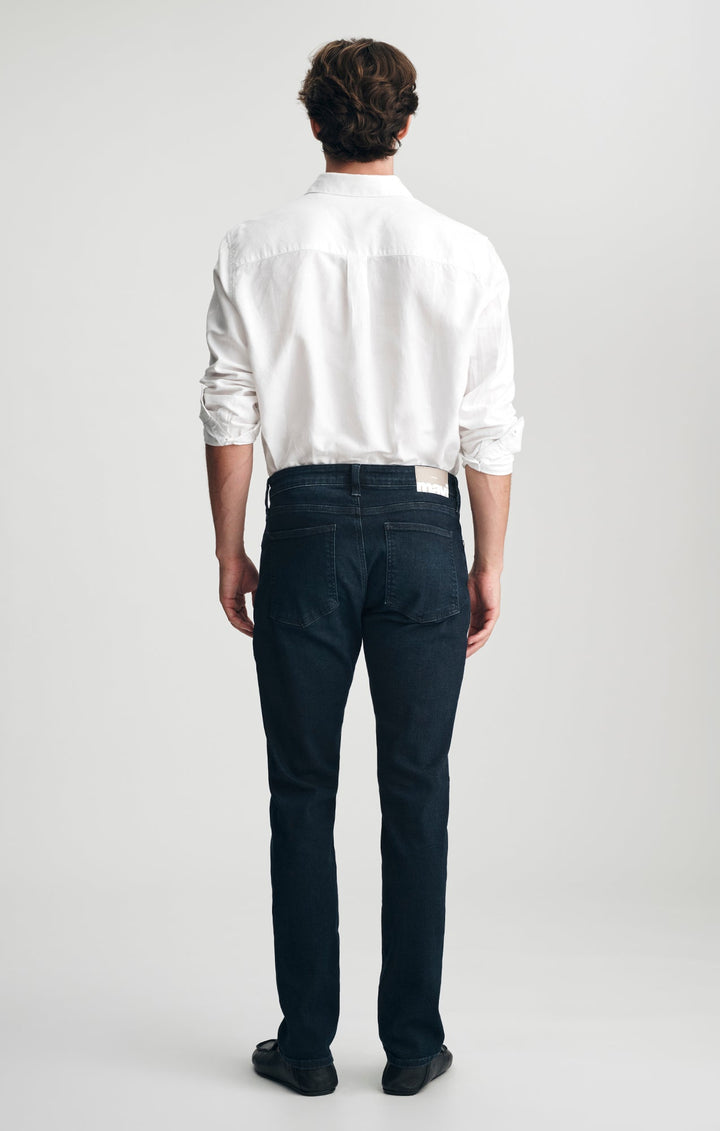 Mavi Marcus dark indigo jeans - denim detail