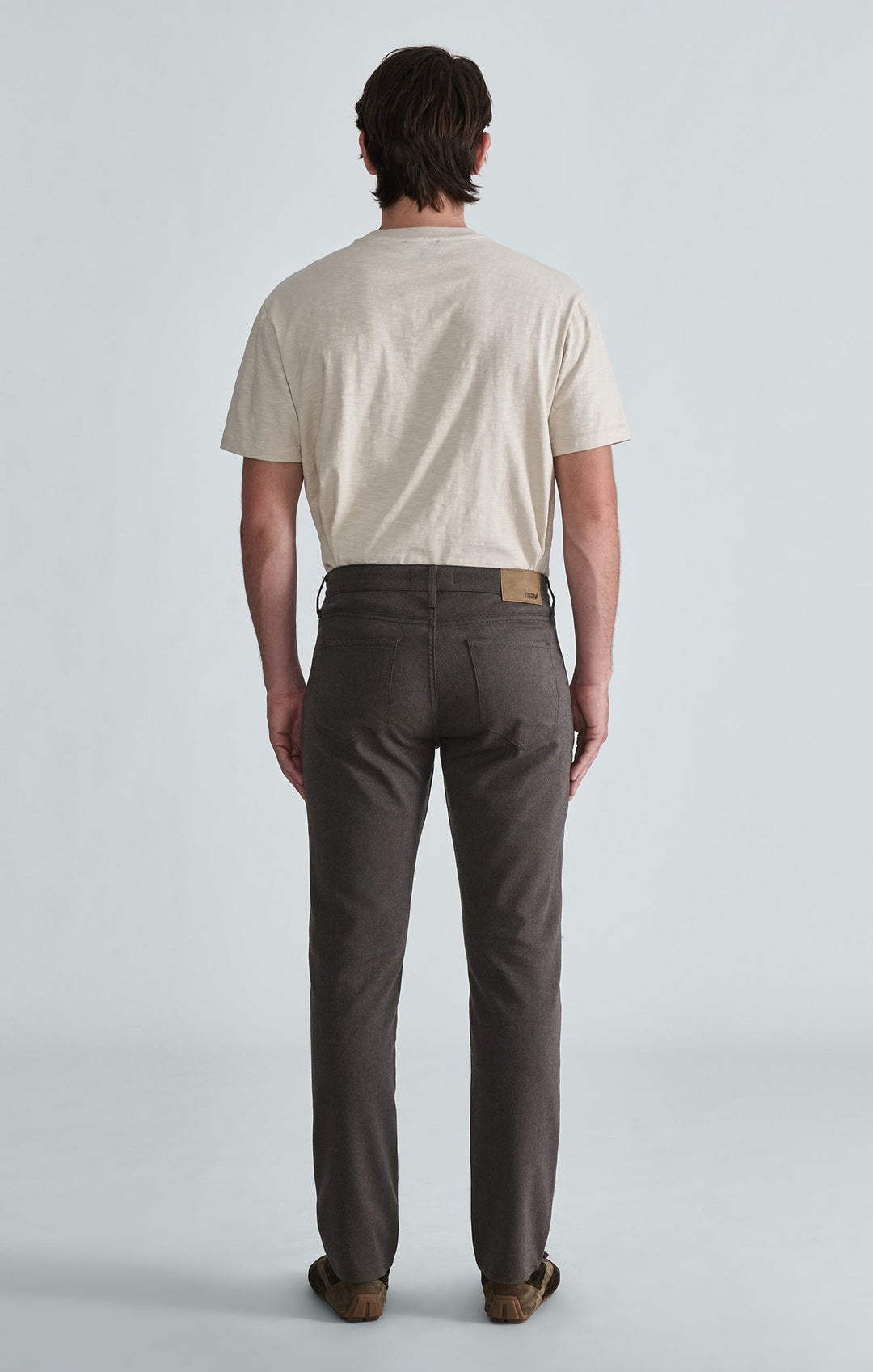 Mavi Marcus brown Wool Touch pants - fabric detail