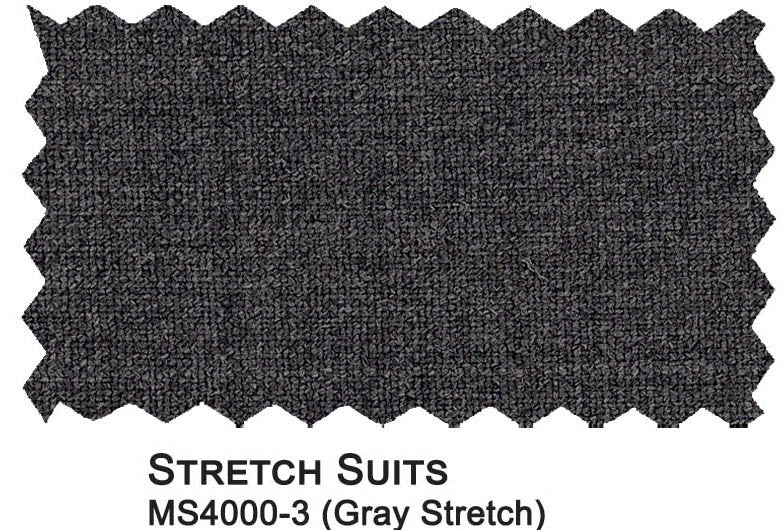 Mantoni 2 Button Stretch Fabric Slim Fit Wool Suit-Charcoal-03 - suit - view 2 | New York Man Suits