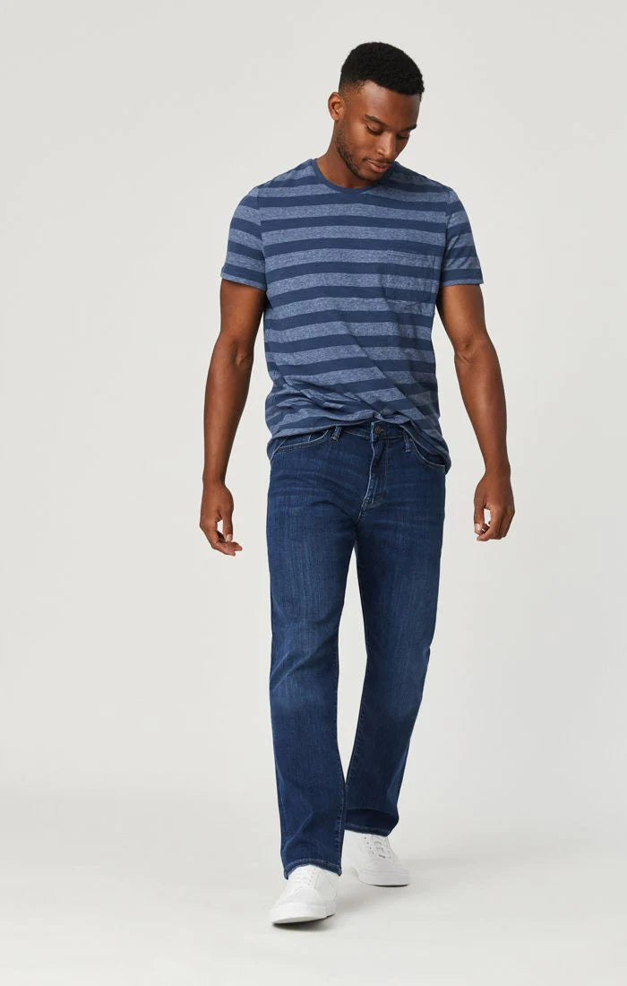 Mavi "Marcus" Slim Straight Jeans - Dark Blue Supermove - pants | New York Man Suits