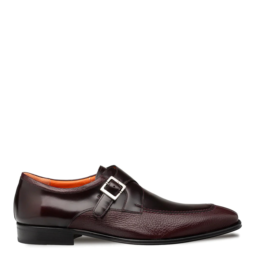 Mezlan Pego Monk Strap Shoe-Brown - shoes | New York Man Suits