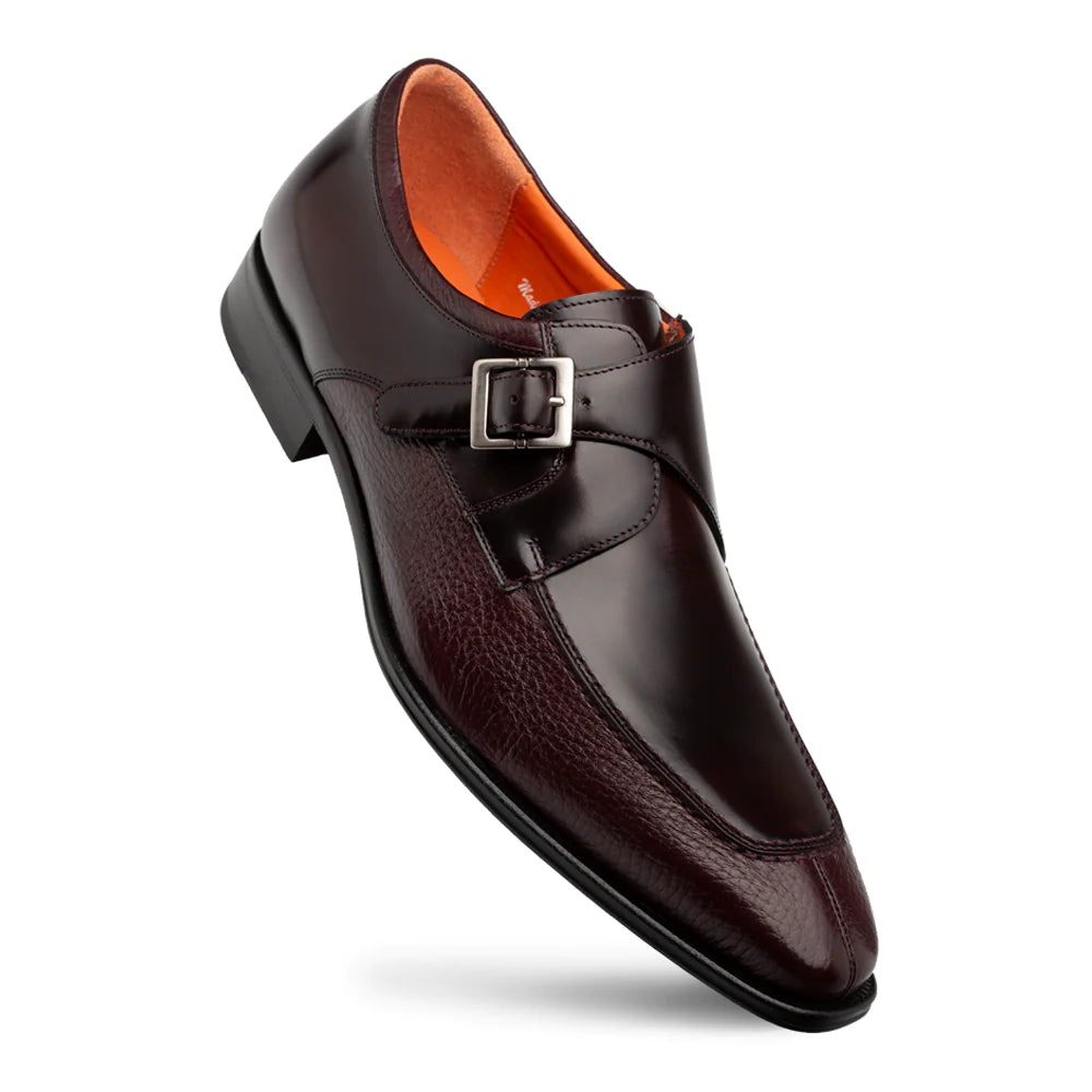 Mezlan Pego Monk Strap Shoe-Brown - shoes - view 2 | New York Man Suits