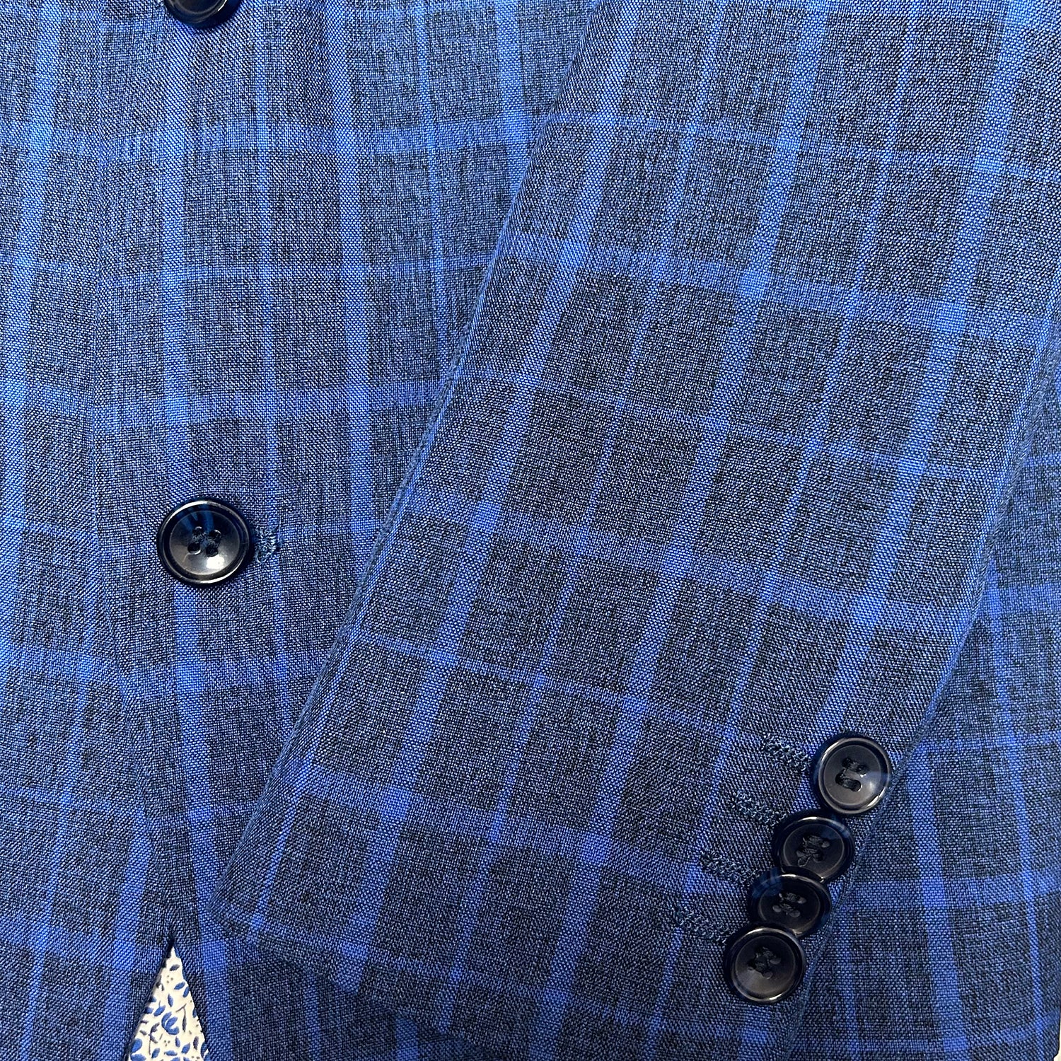 American Exchange Boys WindowPane Blazer-Navy - jacket - view 2 | New York Man Suits