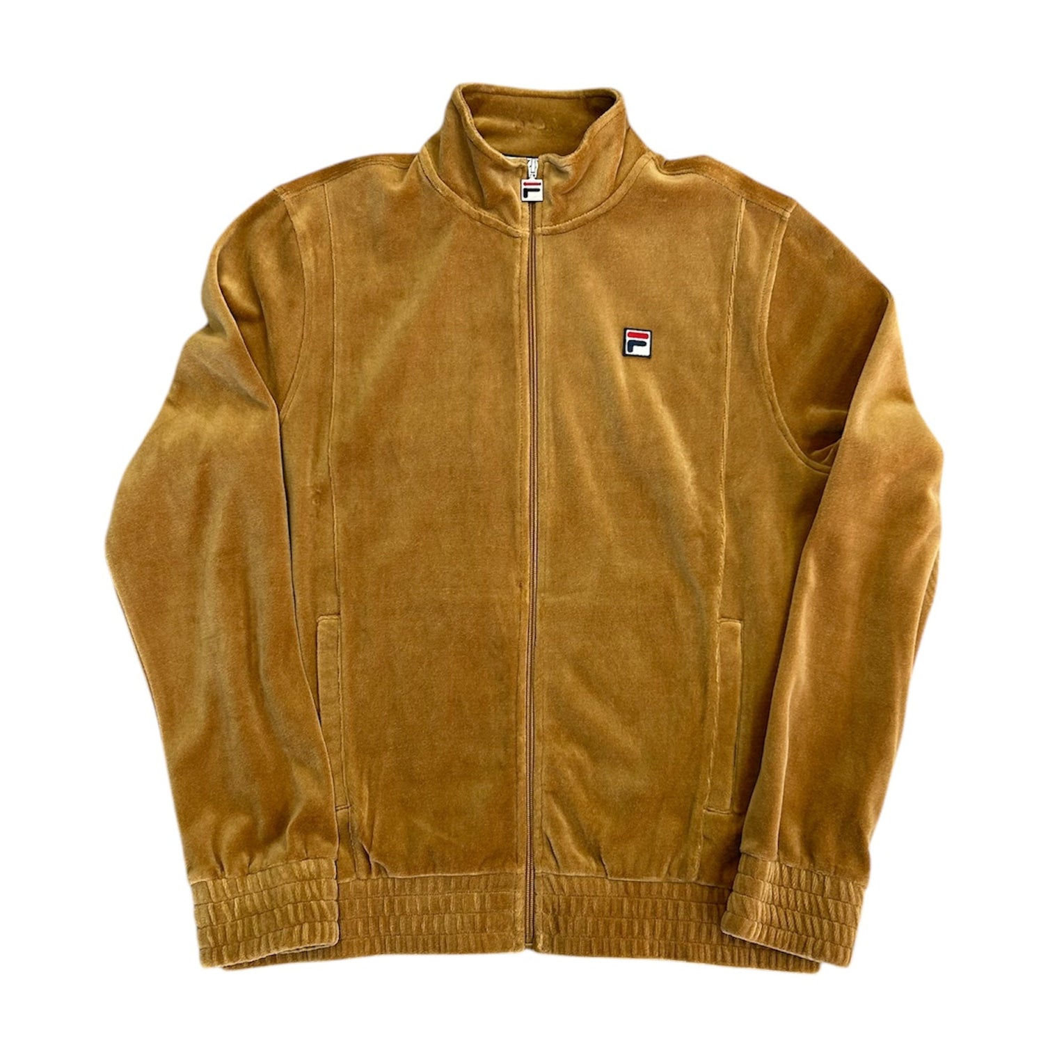 Fila Velour O-FIT Tracksuit - Wheat - menswear | New York Man Suits