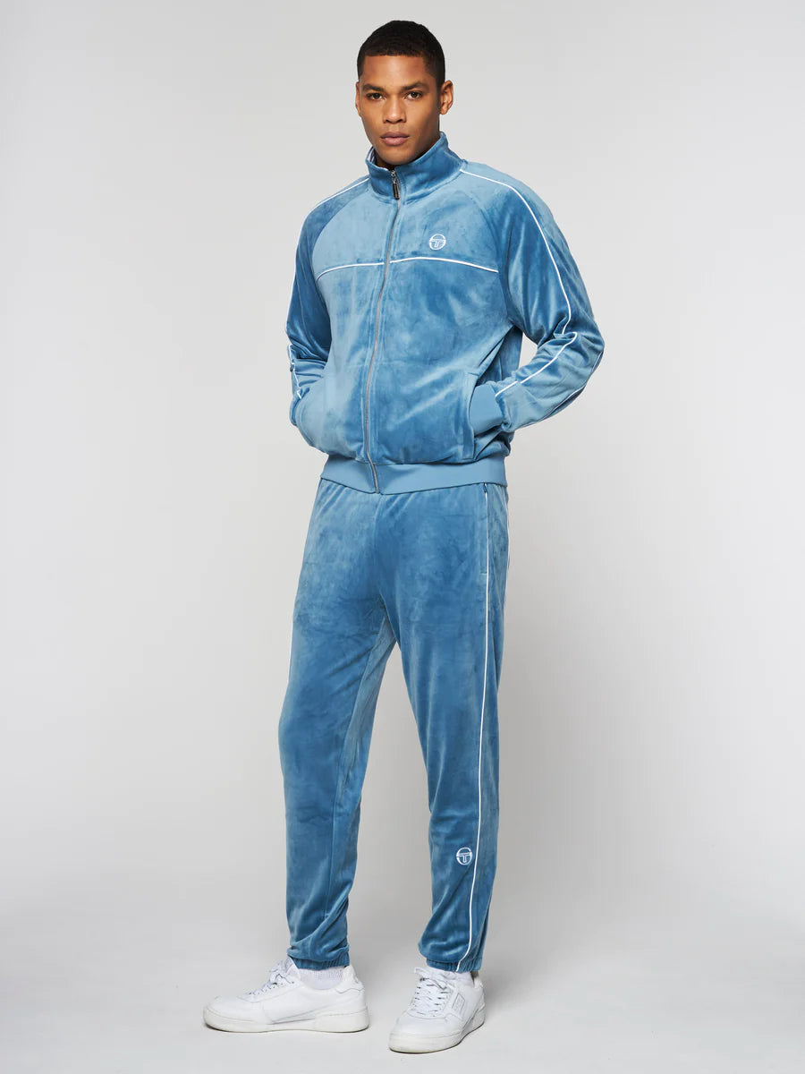 Sergio Tacchini Velour Lioni Track Set Jacket & Pants-STELLAR