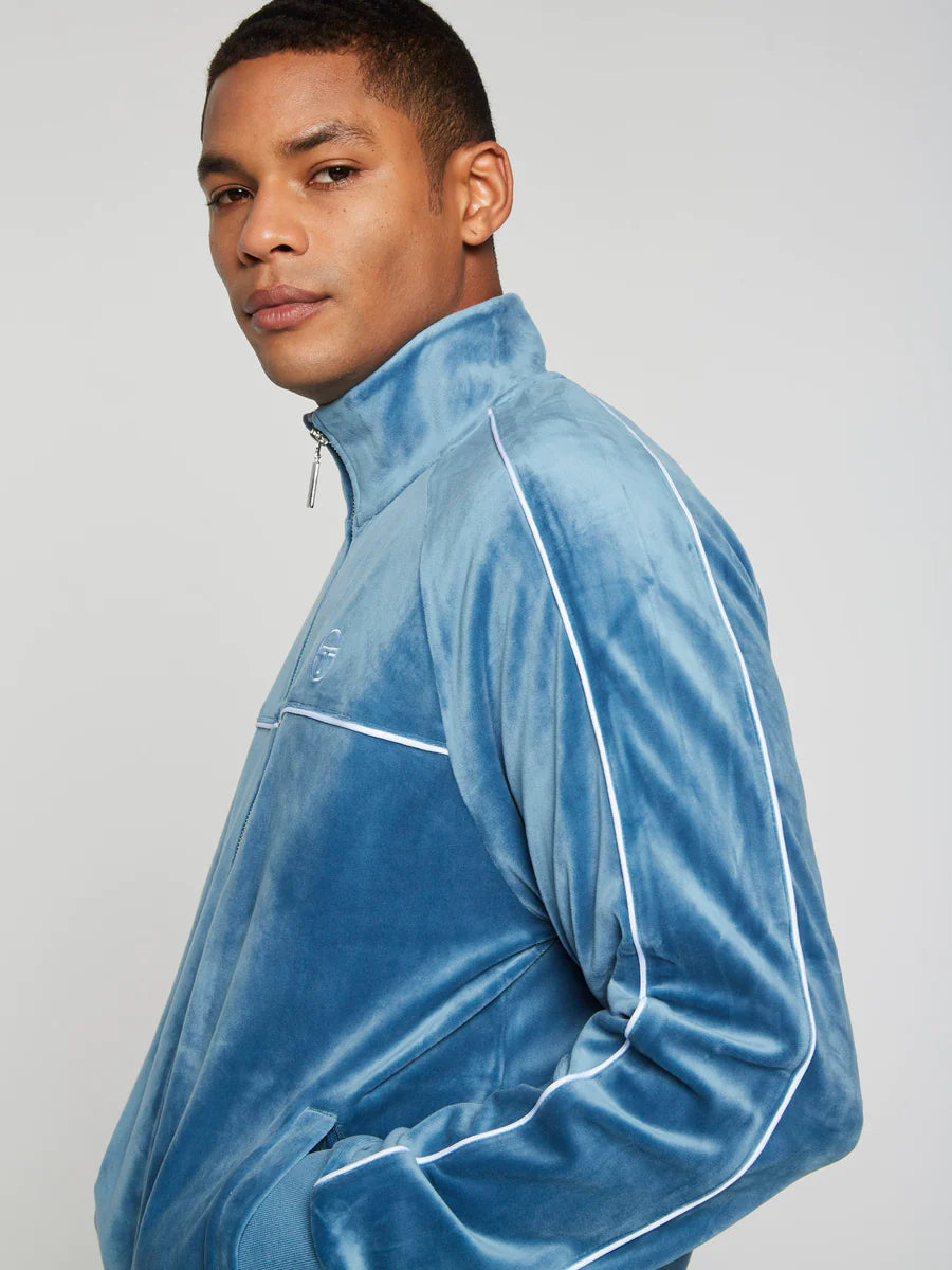 Sergio Tacchini Velour Lioni Track Set Jacket & Pants-STELLAR