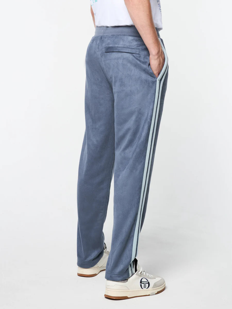 Sergio Tacchini Velour Damarindo Track Pants - Grisaille