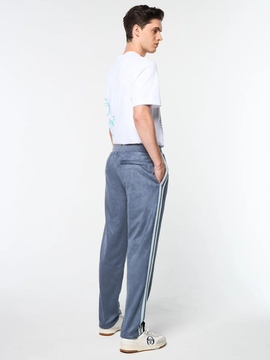 Sergio Tacchini Velour Damarindo Track Pants - Grisaille