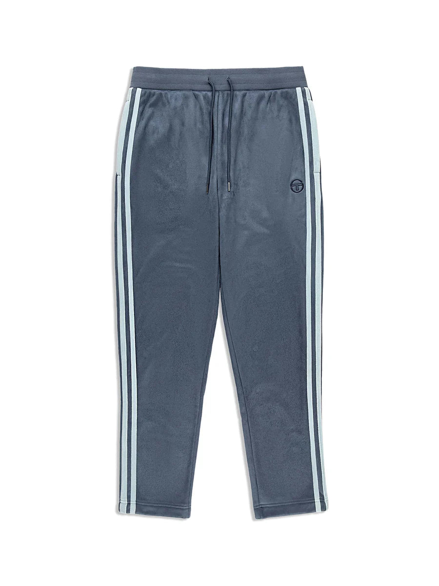 Sergio Tacchini Velour Damarindo Track Pants - Grisaille - tracksuit in Grisalle | New York Man Suits