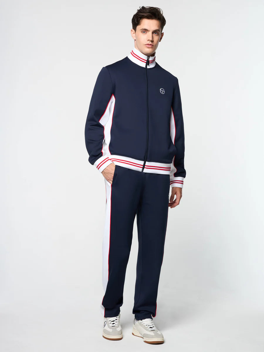 Sergio Tacchini Melfi Diver Track Jacket - Maritime Blue - tracksuit - view 2 | New York Man Suits