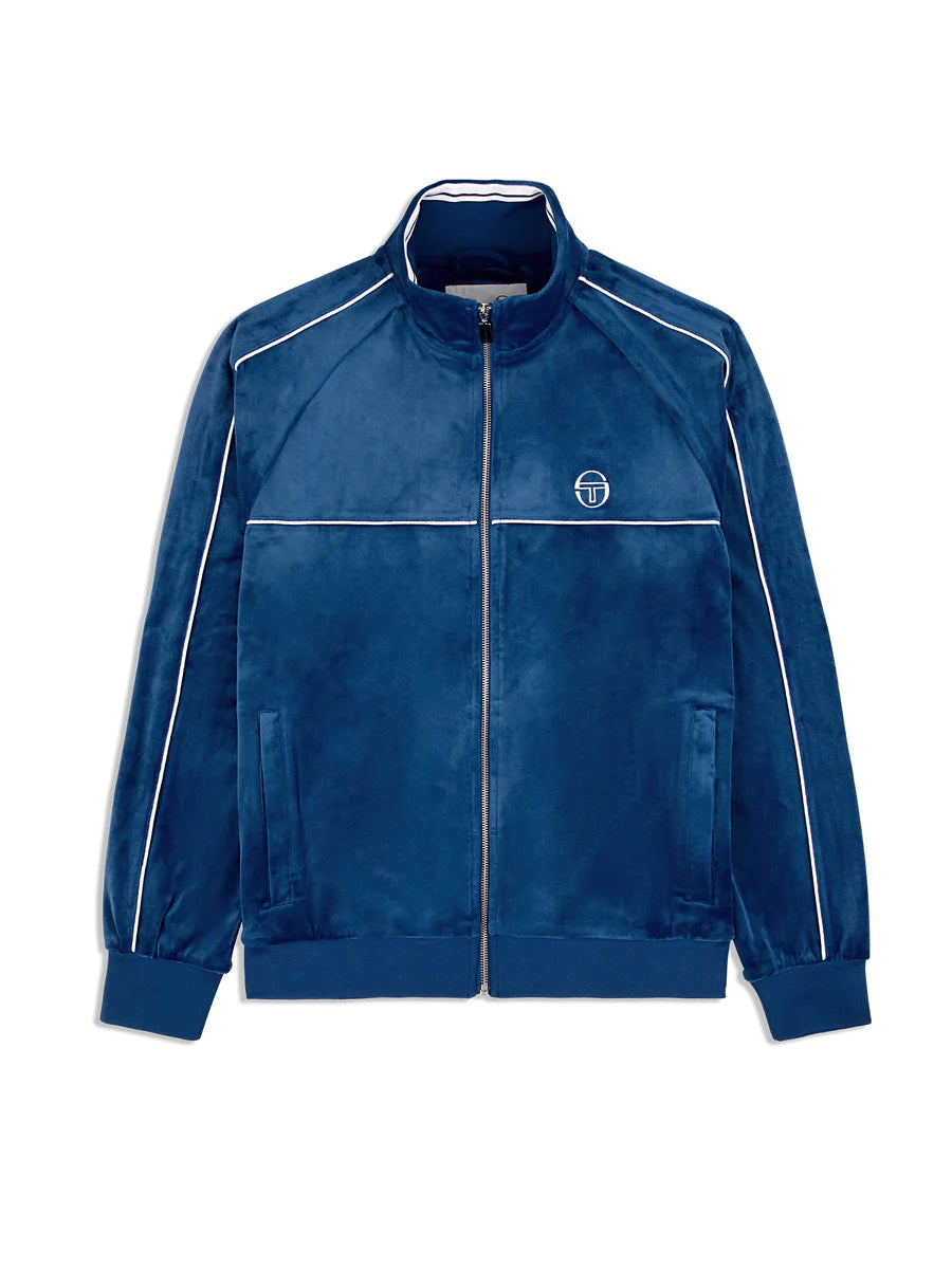 Sergio Tacchini LIONI VELOUR TRACK LIMOGES ROYAL BLUE Set Jacket and Pants-LIMOGES
