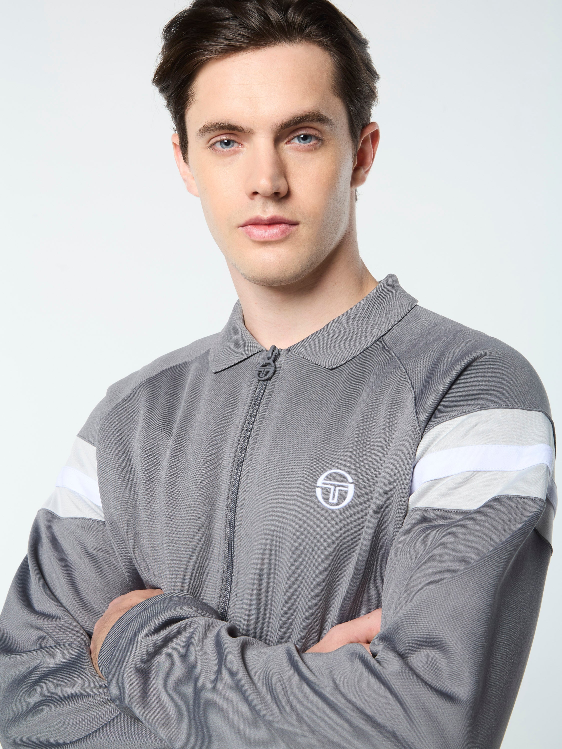 Sergio Tacchini グレー ジャンパー Sサイズ Sergio Tacchini 