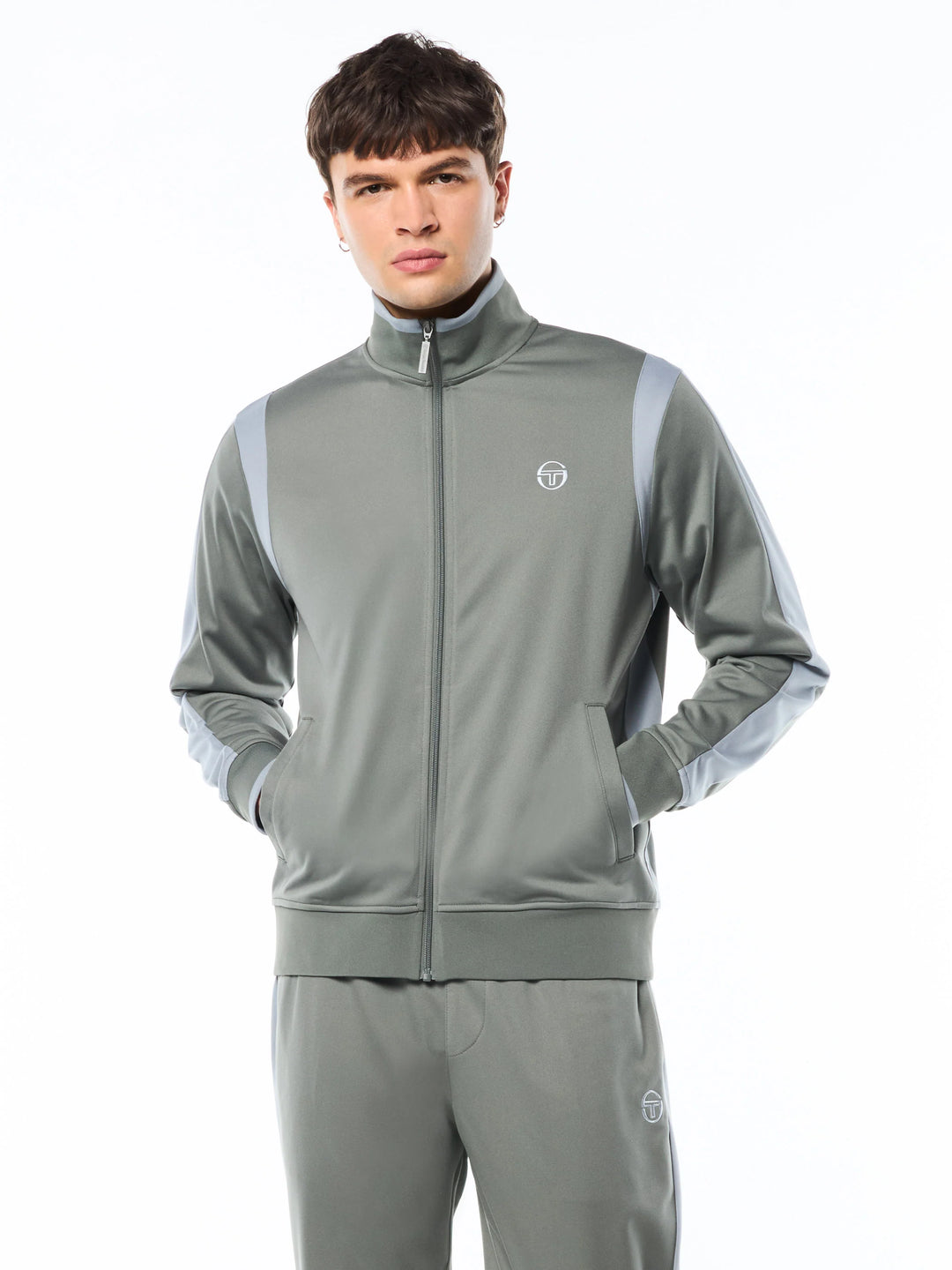 Sergio Tacchini Massimo Track Jacket & Pants-Agave Green