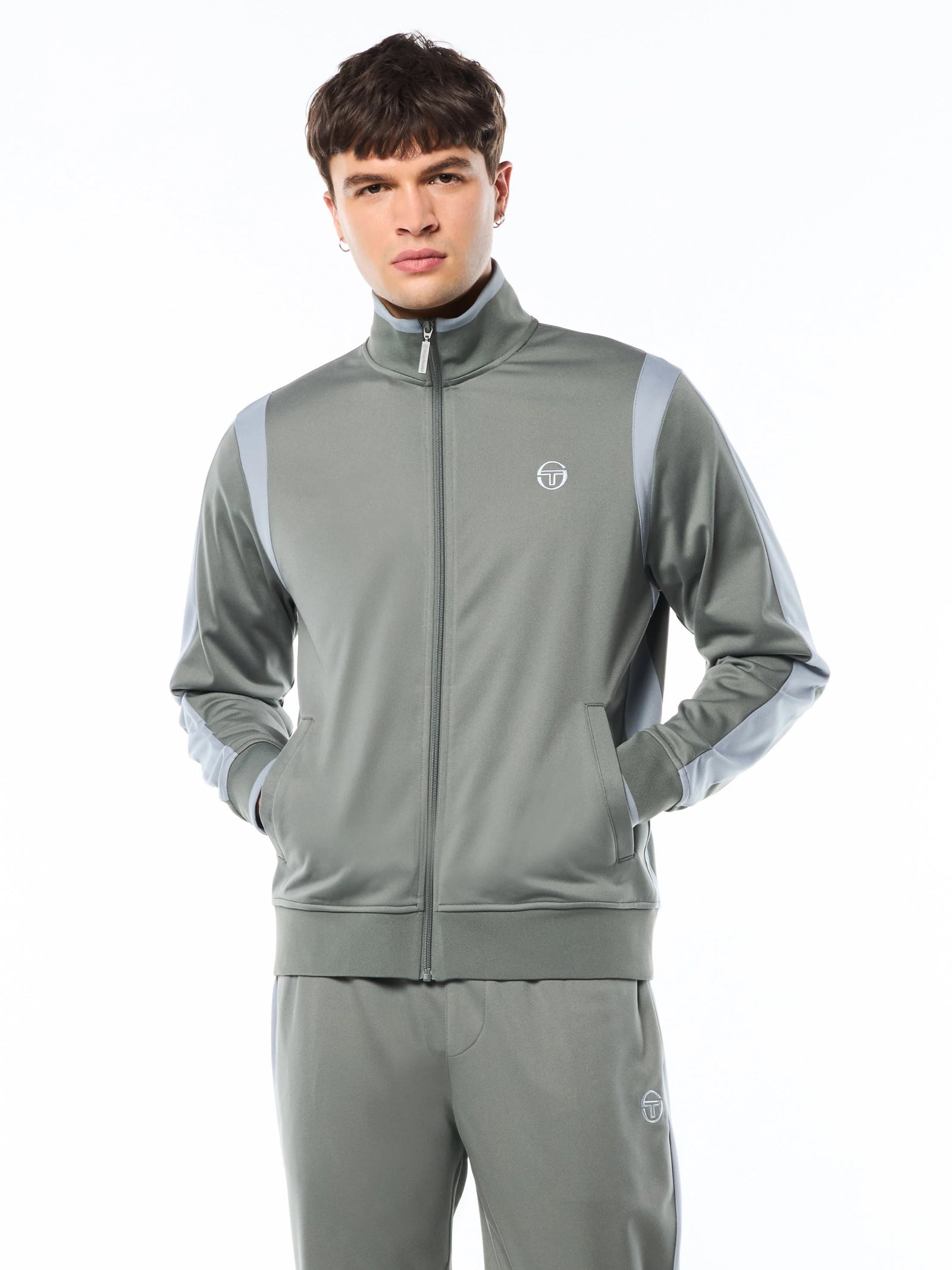 Sergio Tacchini Massimo Track Jacket & Pants-Agave Green - tracksuit | New York Man Suits