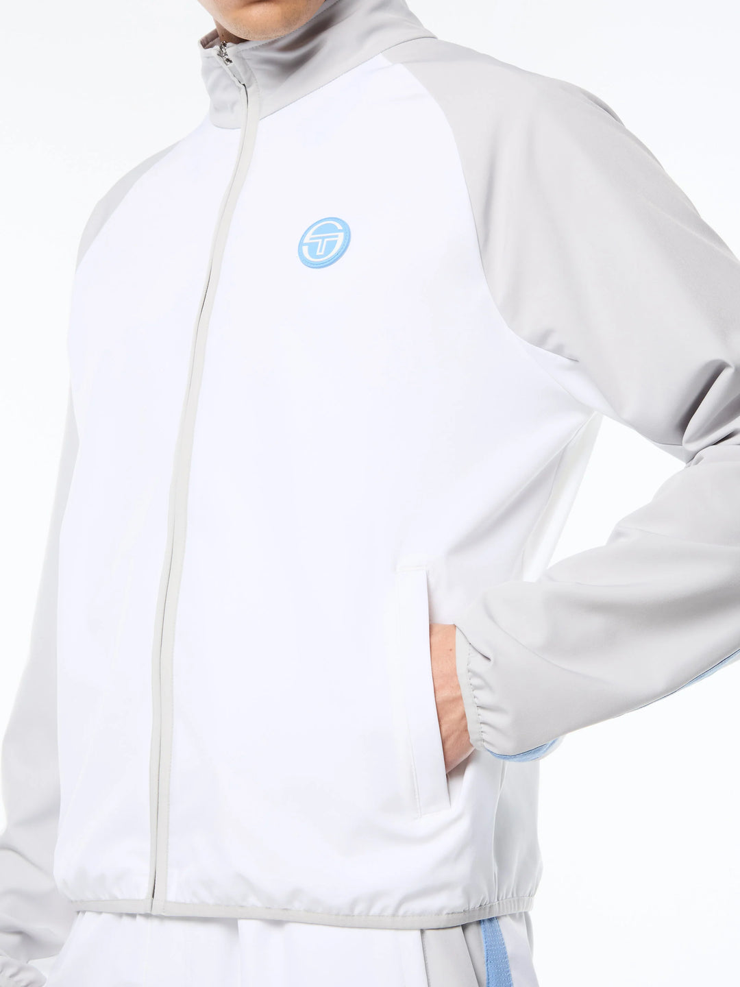 Sergio Tacchini Racchetto Track Pants and Jacket Set-White