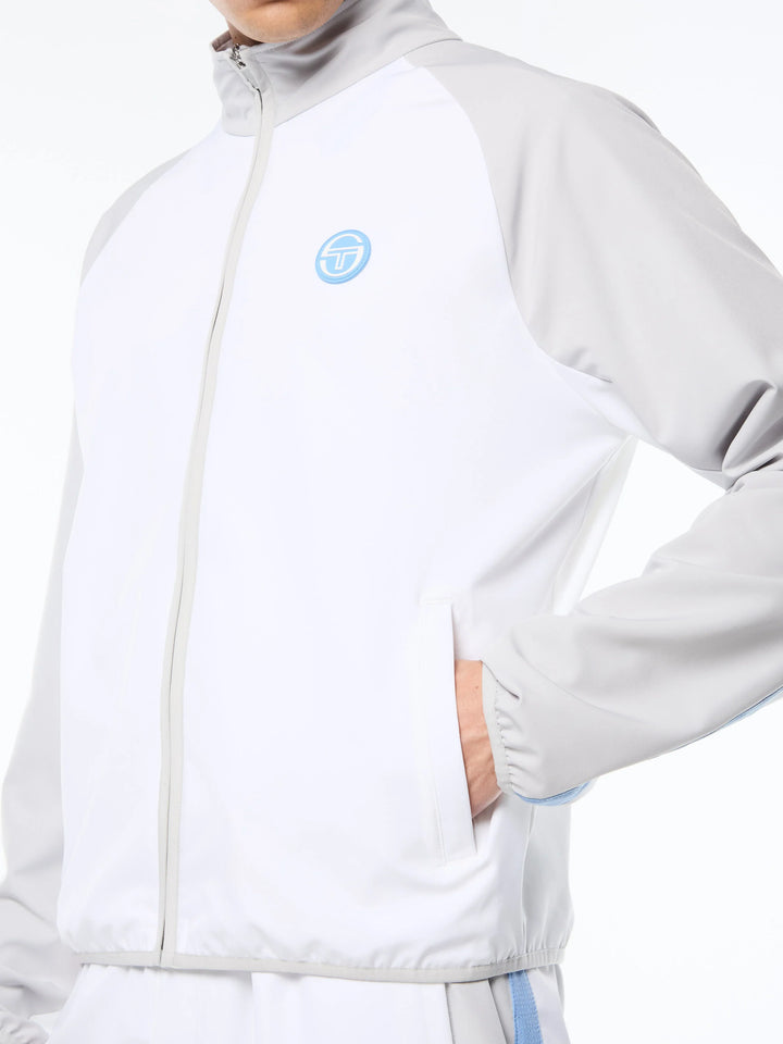 Sergio Tacchini Racchetto Track Pants and Jacket Set-White