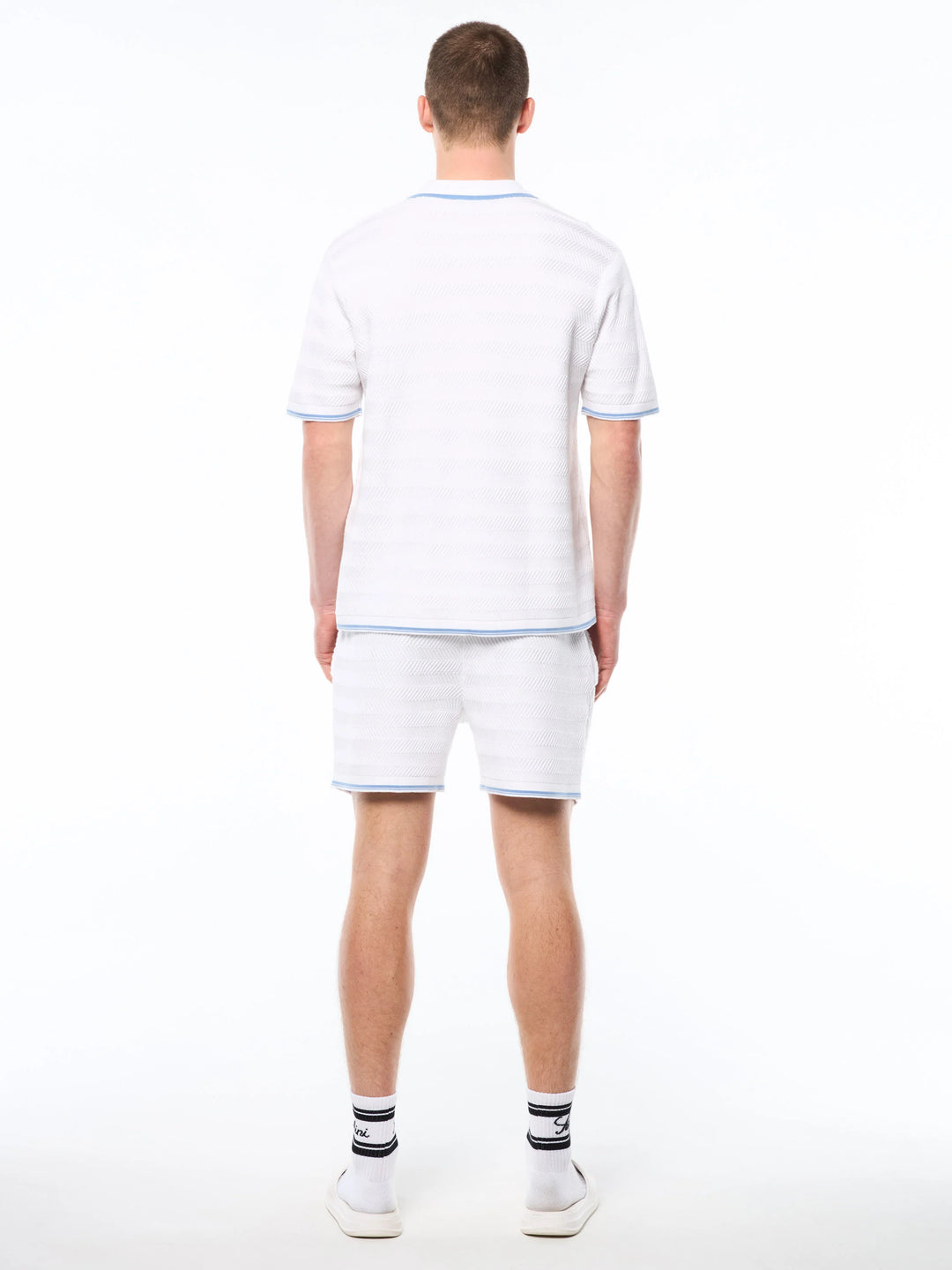 Sergio Tacchini Riva Cabana Short Sleeve set-White