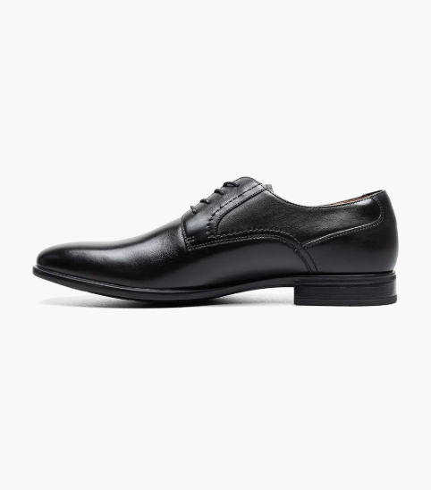 Florsheim Mens Zaffiro Plain Toe Oxford-Black