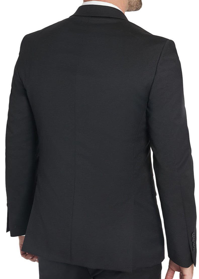 Tallia Men's Wool Sport Jacket - Black - jacket - view 2 | New York Man Suits