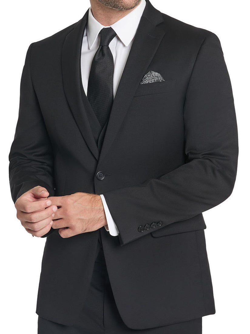Tallia Men's Wool Sport Jacket - Black - jacket | New York Man Suits
