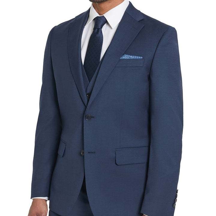 Tallia Men`s Suit Separate Wool Jacket - Blue