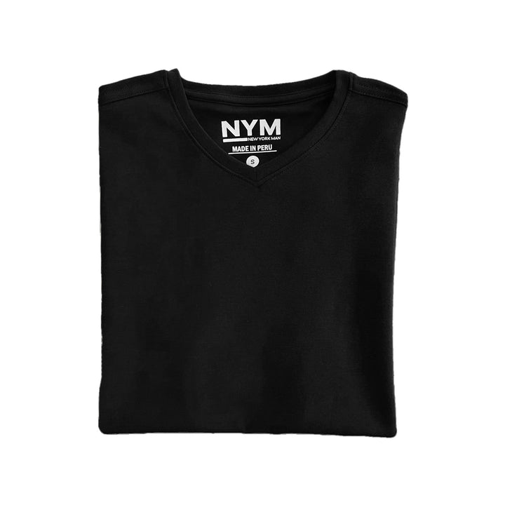 New York Man Pima Cotton V-Neck T-Shirt