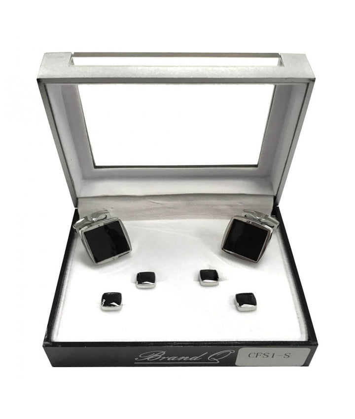 BQ Cufflink Set Mathcing Tuxedo Studs