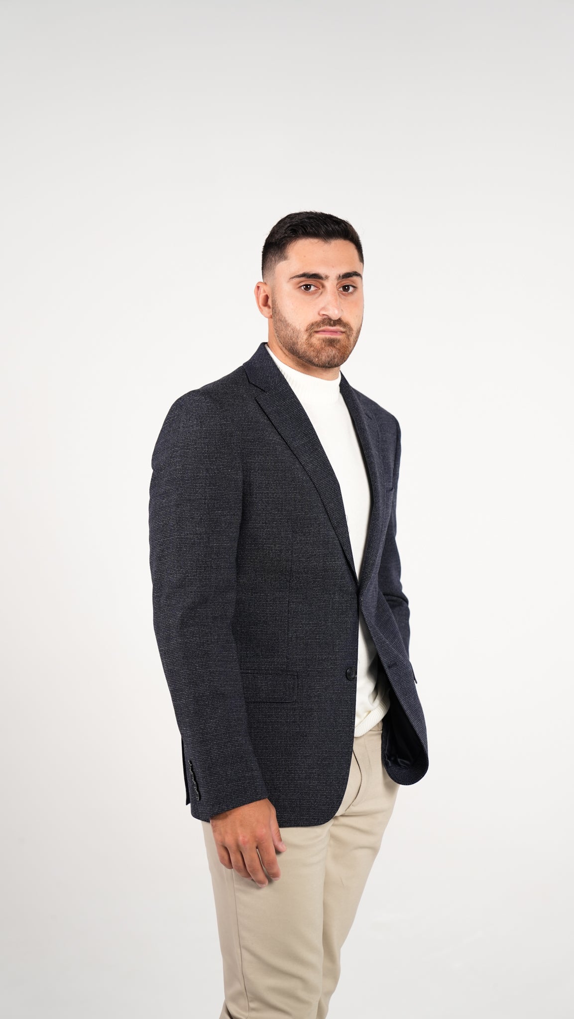 Calvin Klein 2 Button Sport Jacket - Navy Blue - jacket | New York Man Suits