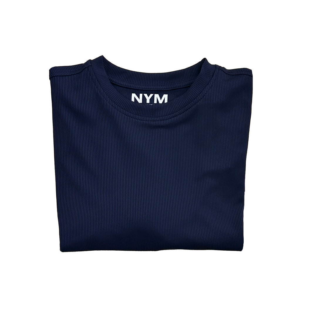 Ribbed Short Sleeve Shirt by NYM