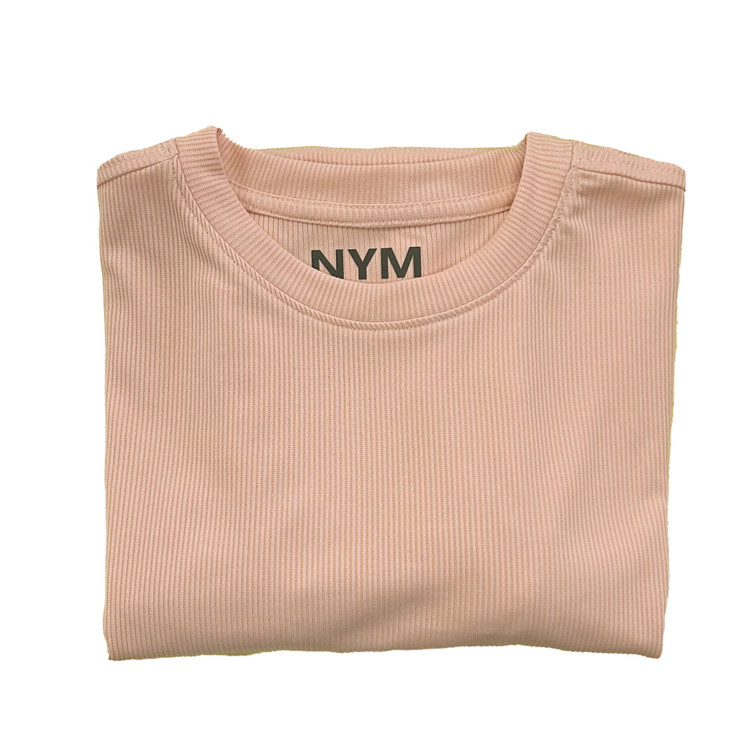 Ribbed Short Sleeve Shirt by NYM