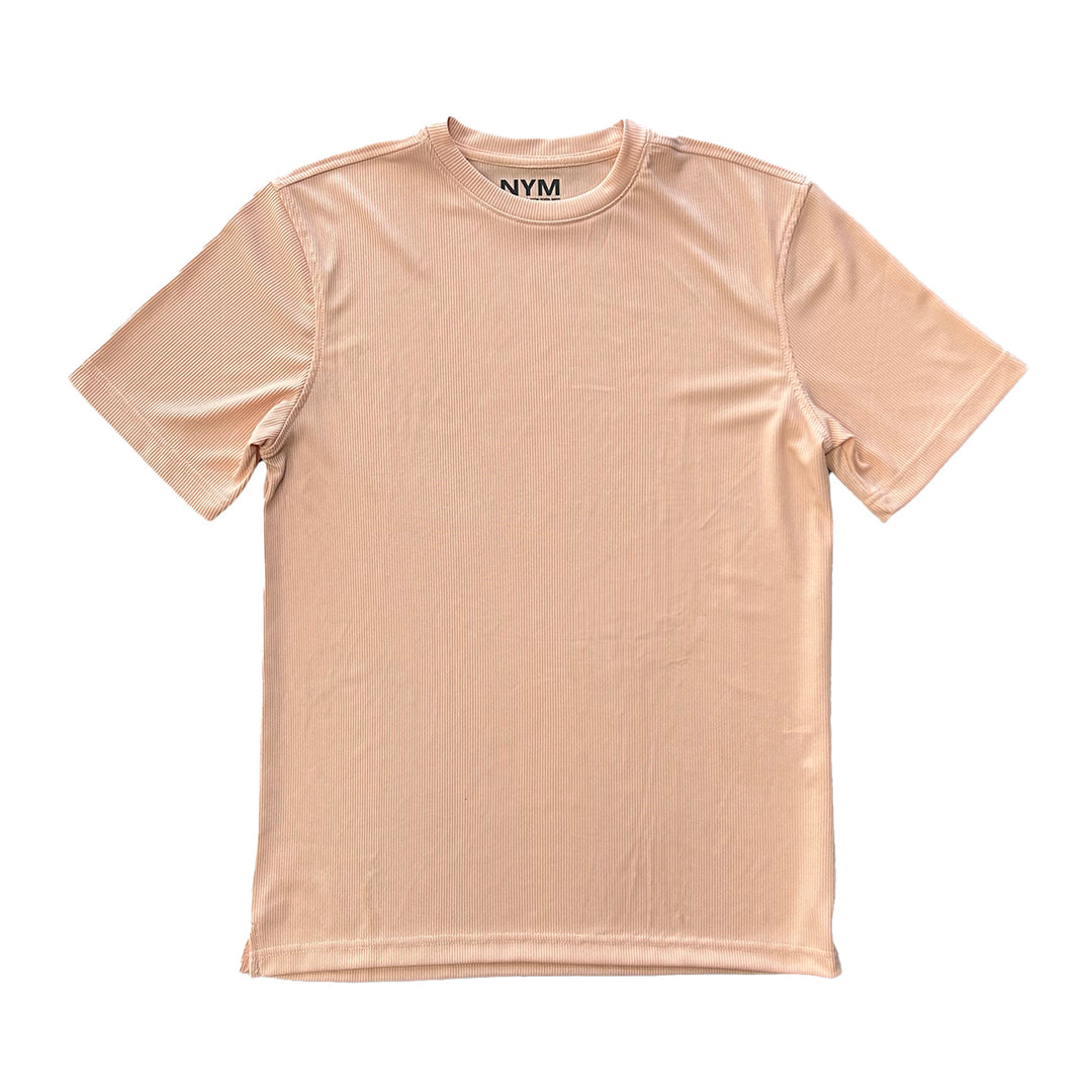 Ribbed Short Sleeve Shirt by NYM